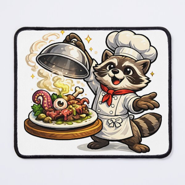 Item preview, Raccoon Chef Dumpster Gourmet designed and sold by PatiImagination.