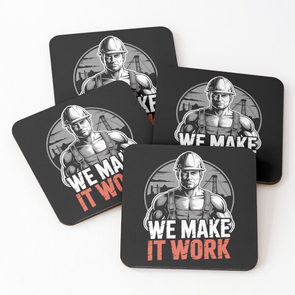 Item preview, We Make It Work Funny Tradesman Gift for Men designed and sold by Say It With Ink.