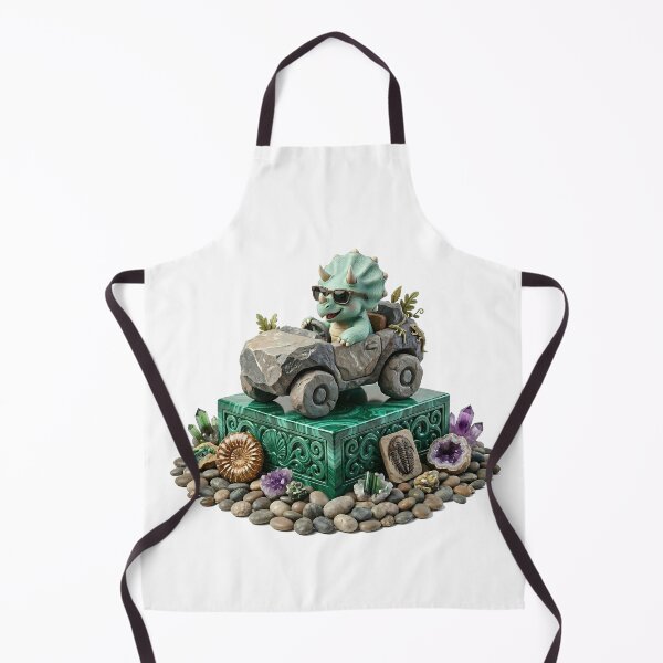 Item preview, Crystal Explorer Triceratops – Cute Dinosaur Fossil Adventure designed and sold by AbderraimArt.
