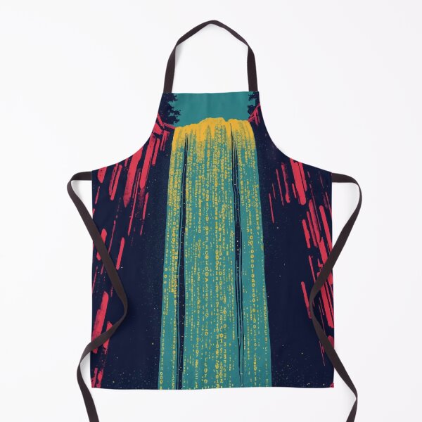 Item preview, Waterfall of Binary Code designed and sold by AbstractAnom.