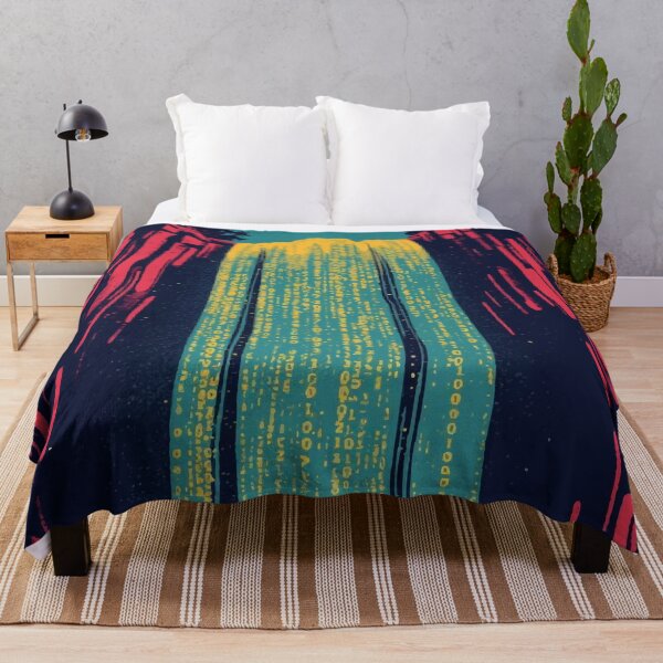 Item preview, Waterfall of Binary Code designed and sold by AbstractAnom.