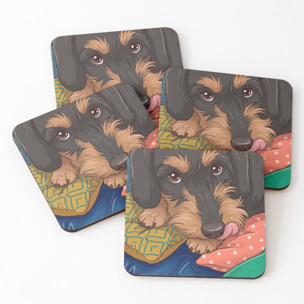 Item preview, Cute wire-haired dachshund designed and sold by AnnaBellrose.