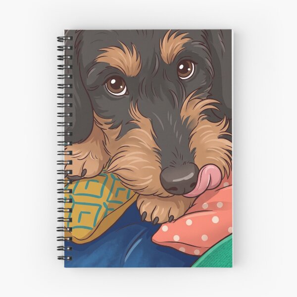 Item preview, Cute wire-haired dachshund designed and sold by AnnaBellrose.