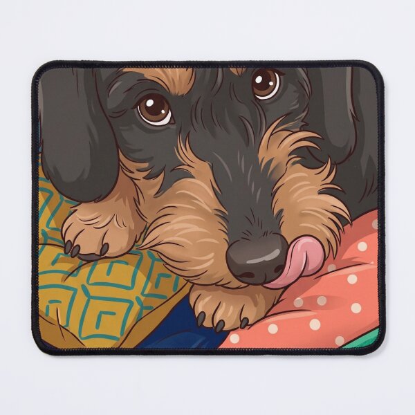 Item preview, Cute wire-haired dachshund designed and sold by AnnaBellrose.