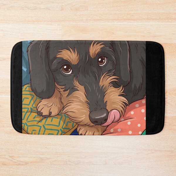 Item preview, Cute wire-haired dachshund designed and sold by AnnaBellrose.