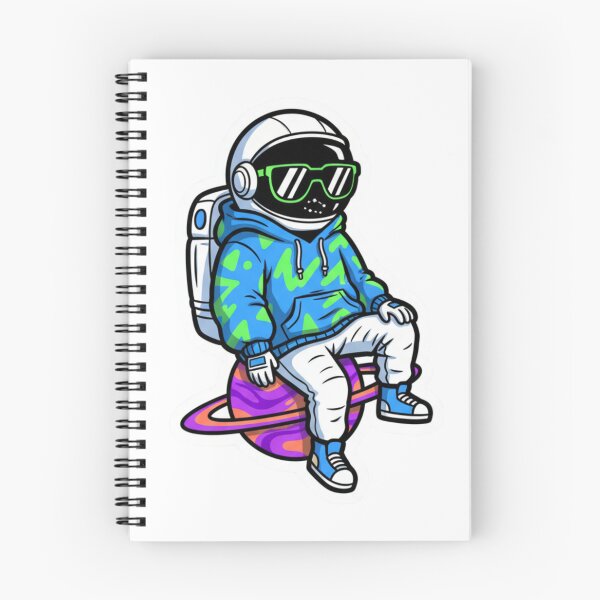 Item preview, Cool Astronaut Sitting on Planet Streetwear Space Aesthetic designed and sold by M.Store.