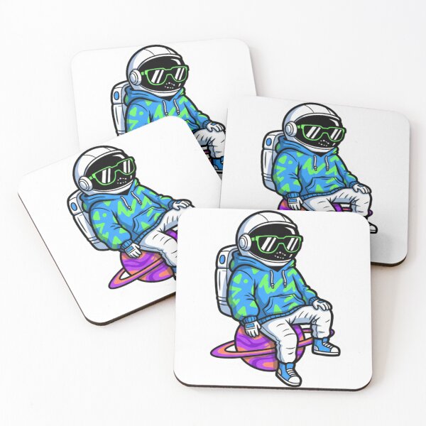 Item preview, Cool Astronaut Sitting on Planet Streetwear Space Aesthetic designed and sold by M.Store.