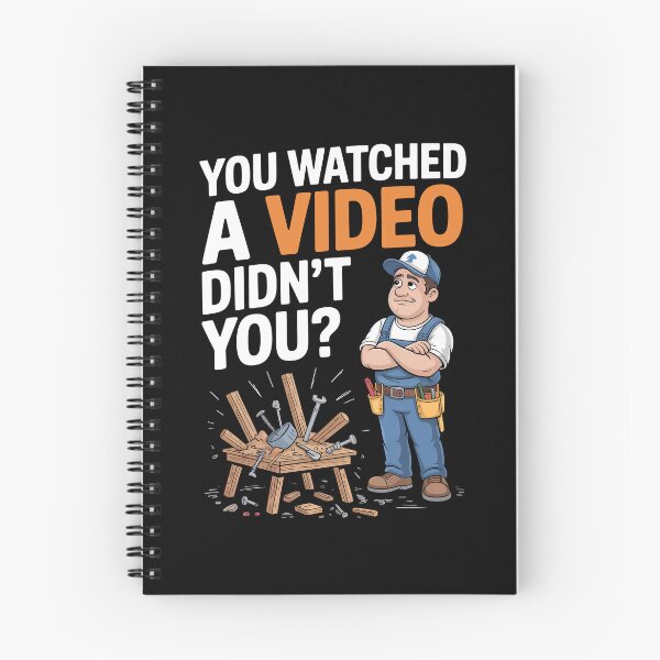 Item preview, You Watched a Video Didn't You Funny Trades Humor Gift for Men designed and sold by Say It With Ink.