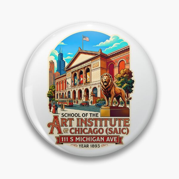 Item preview, SAIC Vintage Heritage Art Institute Chicago Lithograph designed and sold by EvergreenPark - Tee Studio.