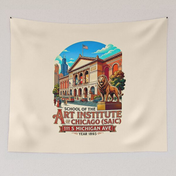 Item preview, SAIC Vintage Heritage Art Institute Chicago Lithograph designed and sold by EvergreenPark - Tee Studio.