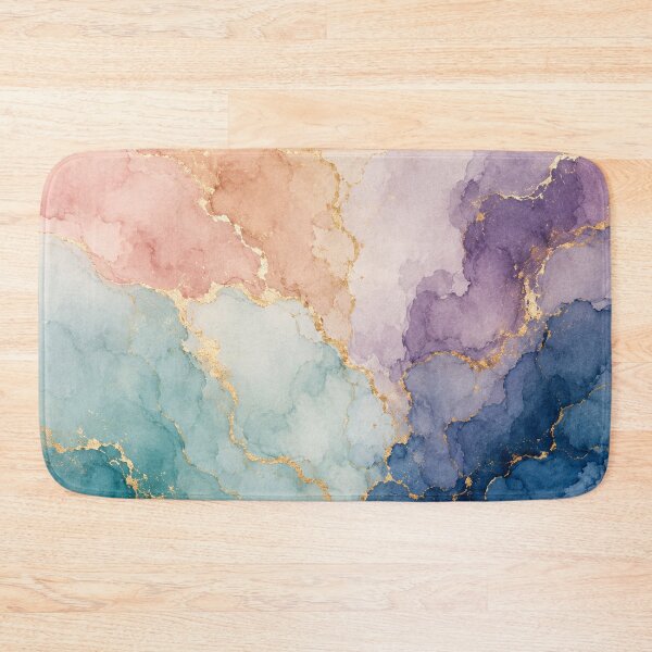 Item preview, Pastel Marble and Gold Foil Veins designed and sold by Owcomm.