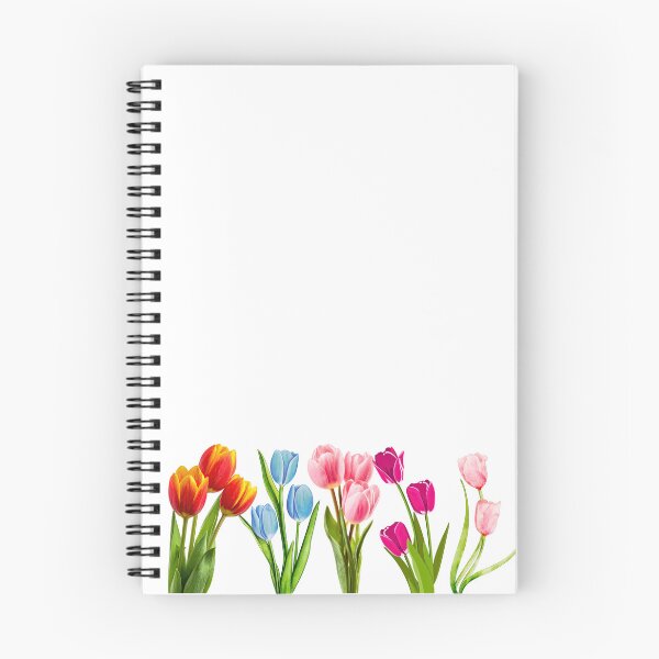 Item preview, Garden Pastel Tulips In A Straight Row designed and sold by Echo Aesthetics.