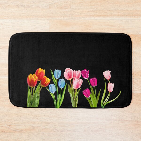 Item preview, Garden Pastel Tulips In A Straight Row designed and sold by Echo Aesthetics.
