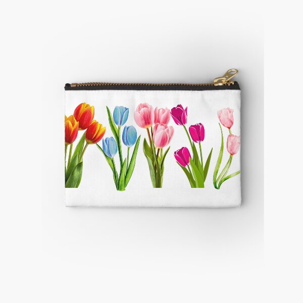 Item preview, Garden Pastel Tulips In A Straight Row designed and sold by Echo Aesthetics.