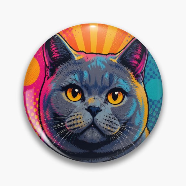 Item preview, British Shorthair Pop Majesty designed and sold by AbstractAnom.
