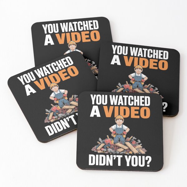 Item preview, You Watched a Video Didn't You Funny Tradesman Gift for Men designed and sold by Say It With Ink.