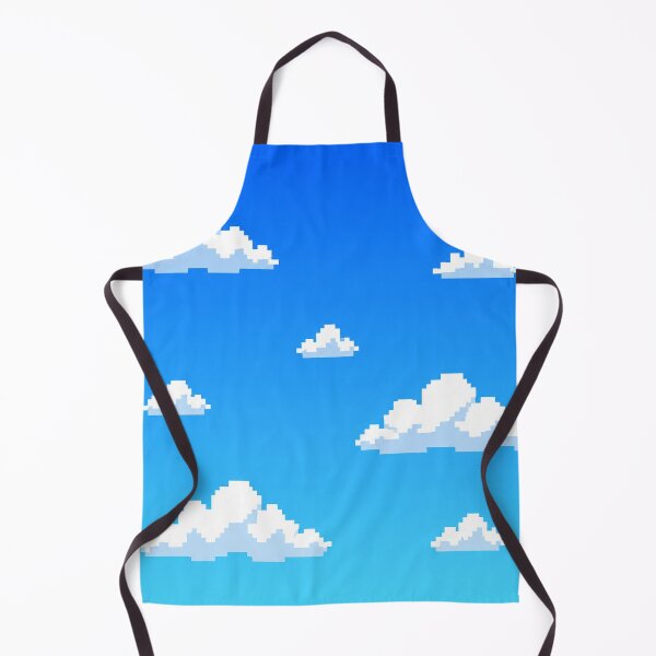 Item preview, Pixel Art Clouds Blue Sky designed and sold by Owcomm.