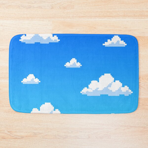 Item preview, Pixel Art Clouds Blue Sky designed and sold by Owcomm.