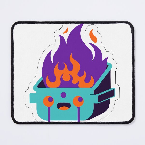 Item preview, Dumpster Fire Sticker designed and sold by inkfusionhub99.
