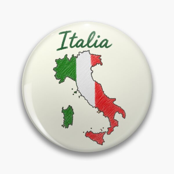 Item preview, Map of Italy in the colors of the Italian flag – Pencil style designed and sold by JOANNASKAH.