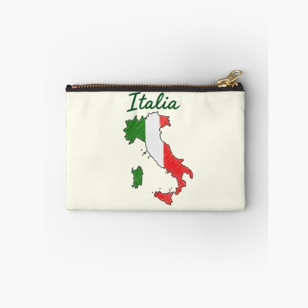 Item preview, Map of Italy in the colors of the Italian flag – Pencil style designed and sold by JOANNASKAH.