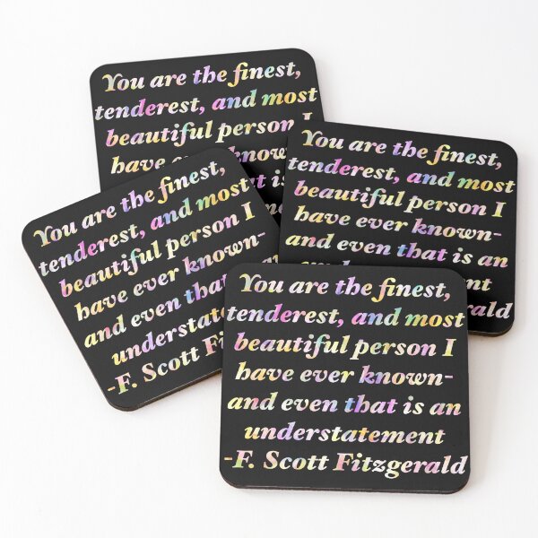 Item preview, F. Scott Fitzgerald quote designed and sold by mashbaker.