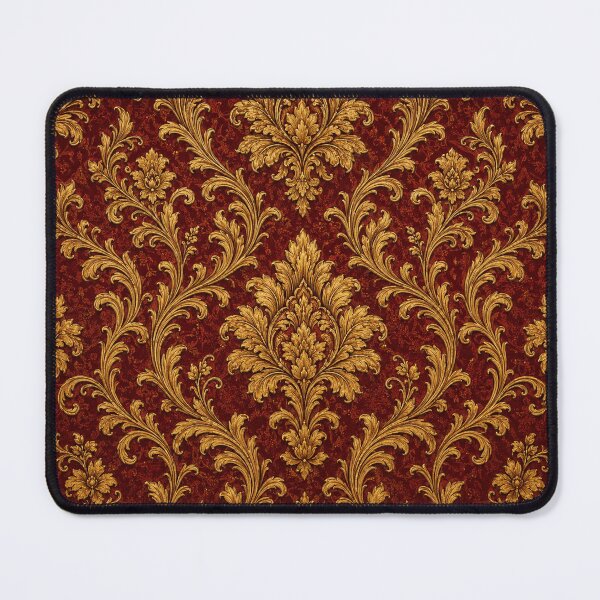 Item preview, Elegant Gold Damask Scrollwork Pattern designed and sold by Owcomm.