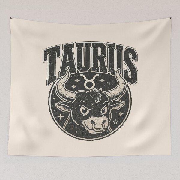 Item preview, Taurus Zodiac Bull Vintage Astrology Design | Retro Taurus Horoscope Gift for Astrology Lovers designed and sold by TheStephanieRome.