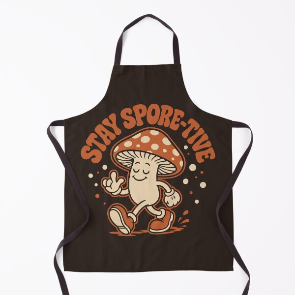 Item preview, Stay Spore-Tive Funny Mushroom Retro designed and sold by CamaleonDesigns.