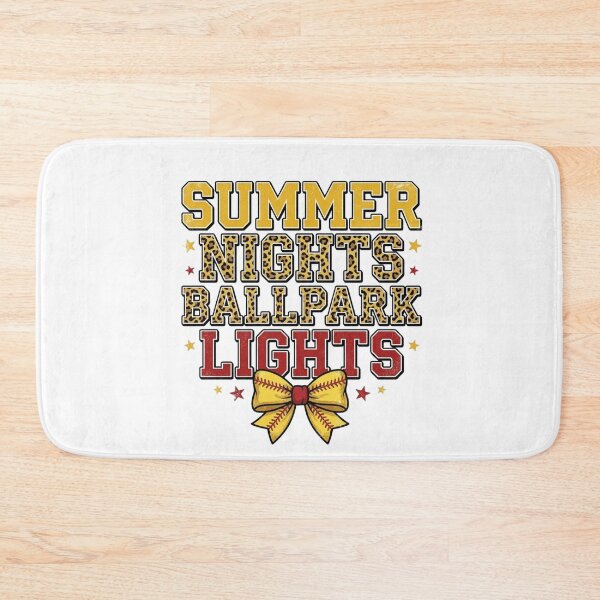 Item preview, Softball Bow Design – Cute Colorful Softball Girl Game Day Graphic designed and sold by DoodloraStudio.
