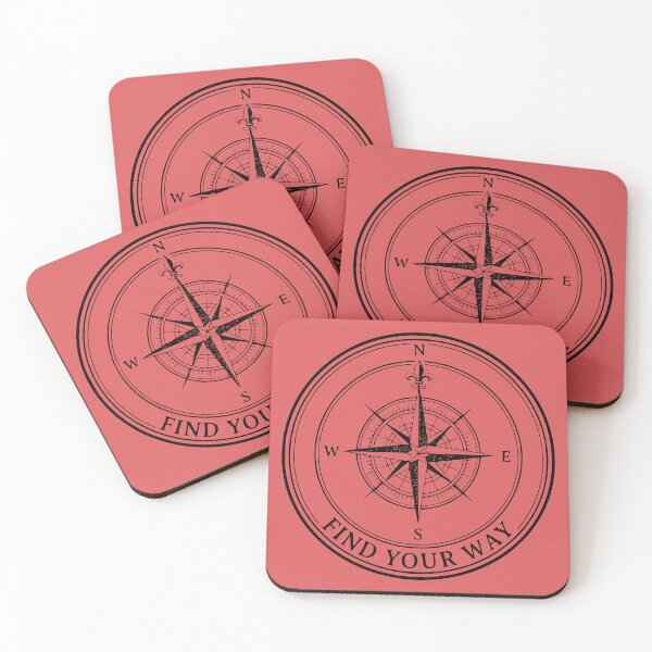 Item preview, Vintage Compass Find Your Way Retro Wanderlust Art designed and sold by Nikola Dio.