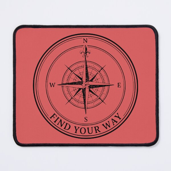 Item preview, Vintage Compass Find Your Way Retro Wanderlust Art designed and sold by Nikola Dio.