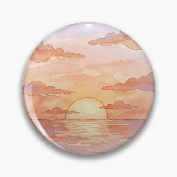 Item preview, Sunset Sea designed and sold by digital.stickerperso.com.