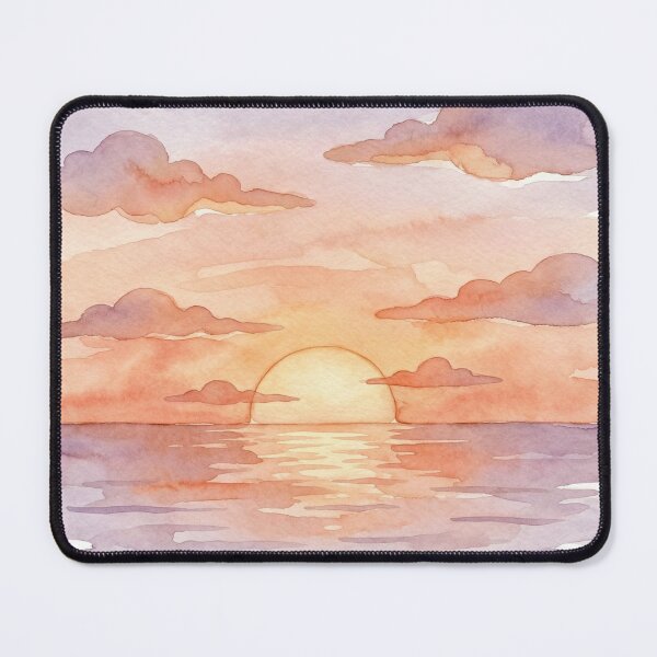 Item preview, Sunset Sea designed and sold by digital.stickerperso.com.