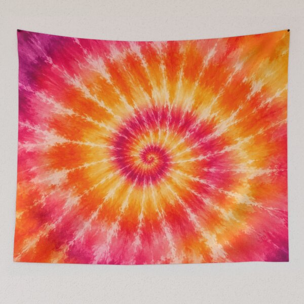 Item preview, Radiant Warmth Spiral Tie Dye Pattern designed and sold by Owcomm.