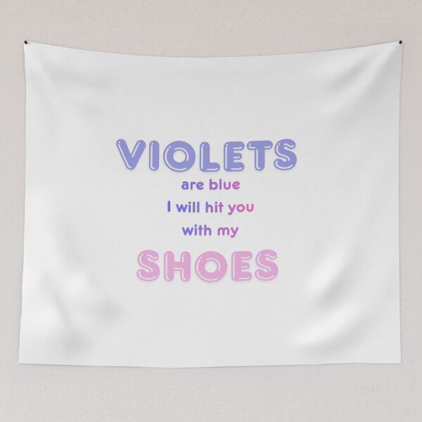Item preview, Violets are blue I will hit you with my shoes designed and sold by FariiShop.