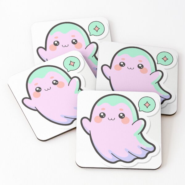 Item preview, Kawaii Cartoon Ghost Sticker designed and sold by inkfusionhub99.