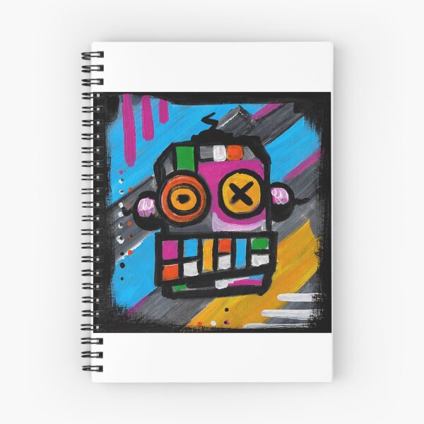 Item preview, Robot No. 01| Colourful Urban Folk Art Character by GWART designed and sold by GWARTGB.