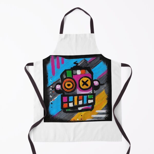 Item preview, Robot No. 01| Colourful Urban Folk Art Character by GWART designed and sold by GWARTGB.