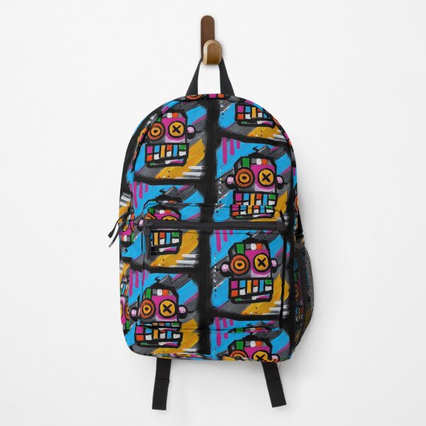 Item preview, Robot No. 01| Colourful Urban Folk Art Character by GWART designed and sold by GWARTGB.