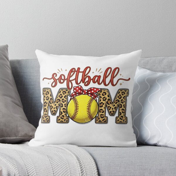 Item preview, Softball Bow Design – Cute Colorful Softball Girl Game Day Graphic designed and sold by DoodloraStudio.