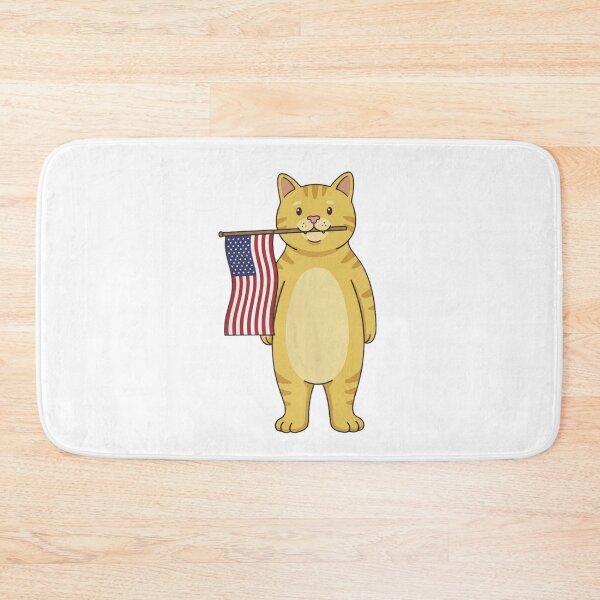 Item preview, Cat Pride USA – Cute American Flag Cat Patriotic Pride Design for Independence Day and National Celebrations designed and sold by Trendesigne.