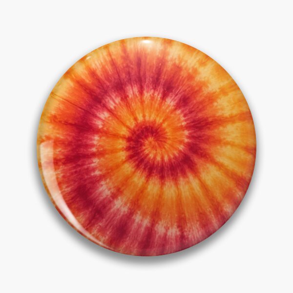 Item preview, Fiery Orange and Crimson Spiral Tie Dye Pattern designed and sold by Owcomm.