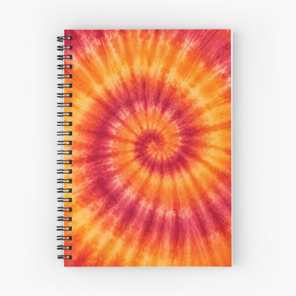 Item preview, Fiery Orange and Crimson Spiral Tie Dye Pattern designed and sold by Owcomm.