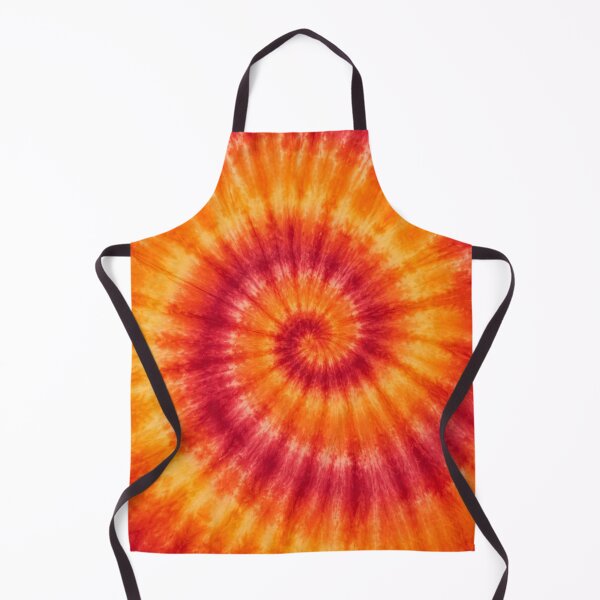 Item preview, Fiery Orange and Crimson Spiral Tie Dye Pattern designed and sold by Owcomm.