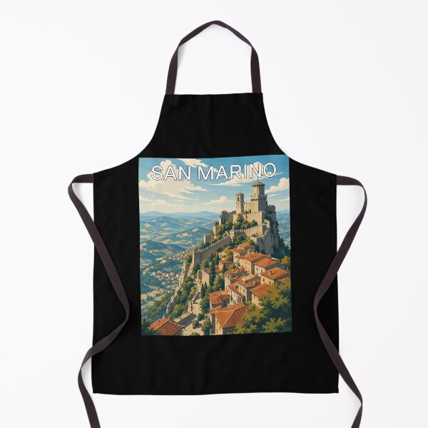 Item preview, San Marino, Vintage Art Travel Landscape designed and sold by MaateoDesign.
