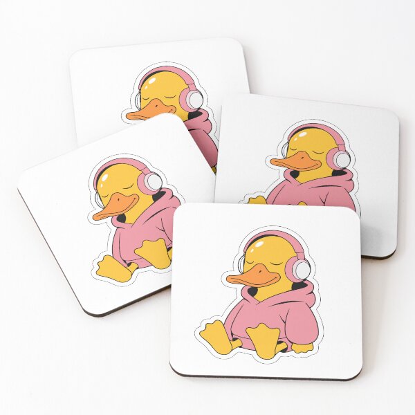 Item preview, Cute Hoodie Duck Sticker designed and sold by inkfusionhub99.