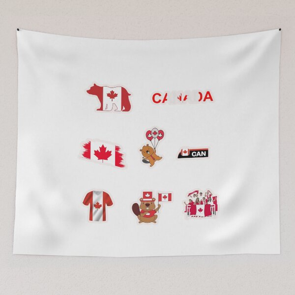 Item preview, Cute Canada Sticker Pack And Symbole designed and sold by KAWAII STUDIO NB.