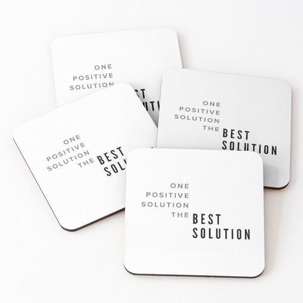 Item preview, One positive solution the best solution designed and sold by ArtistTejal.