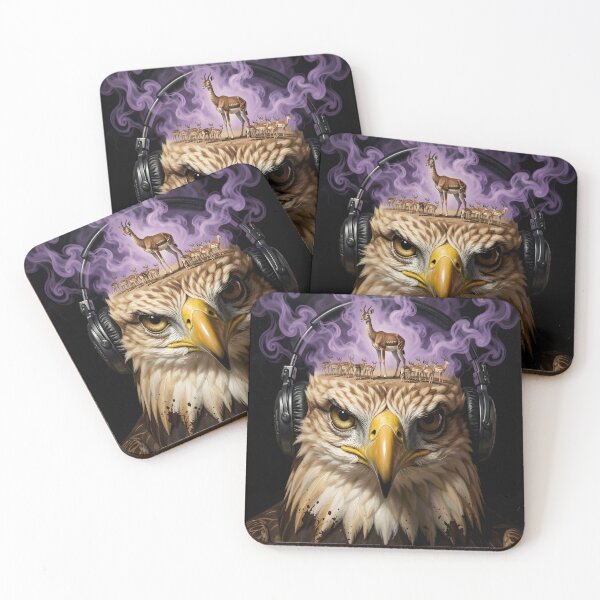 Item preview, Eagle's Desert Rhythm - Majestic Predator Music Art designed and sold by SupernovaNote.